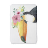 Tropischer Halo - Toucan Badematte (Vorderseite Vertikal)