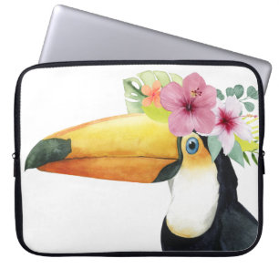 Tropischer Halo - Toucan Laptopschutzhülle