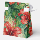 Tropischer hawaiianischer Ausdruck Geschenkschachtel (Rückseite)