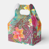 Tropischer hawaiianischer Ausdruck Geschenkschachtel (Rückseite)