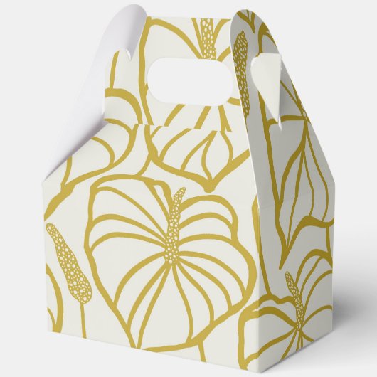 Tropischer hawaiianischer Ausdruck Geschenkschachtel (Vorderseite)