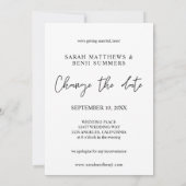 Tropischer Hawaiianischer Blumenkokonut ändert das Einladung (Rückseite)