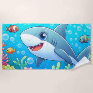 Tropischer/Hawaiianischer farbenfroher Unterwasser Strandtuch