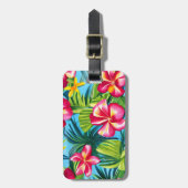 Tropischer Hawaiianischer Gepäcktag Gepäckanhänger (Vorderseite vertikal)