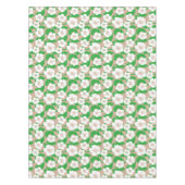 Tropischer hawaiianischer Hibiskus Floral Khaki Be Tischdecke (Vorderseite)