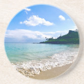 tropischer Hawaiianstrand Getränkeuntersetzer (Vorne)