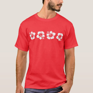 Tropischer hawaiischer Hibiskus T-Shirt