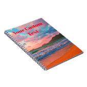 Tropischer hawaiischer Sonnenuntergang Notizblock (Rechte Seite)