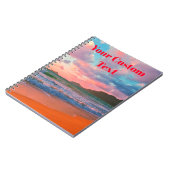 Tropischer hawaiischer Sonnenuntergang Notizblock (Linke Seite)