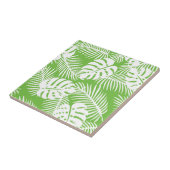 Tropischer Herbst, Sommerblattmuster Fliese (Seite)