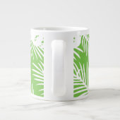 Tropischer Herbst, Sommerblattmuster Jumbo-Tasse (Rückseite)