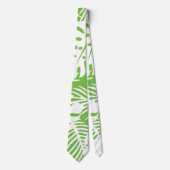 Tropischer Herbst, Sommerblattmuster Krawatte (Vorderseite)