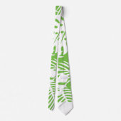 Tropischer Herbst, Sommerblattmuster Krawatte (Rückseite)
