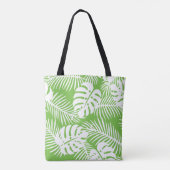Tropischer Herbst, Sommerblattmuster Tasche (Rückseite)