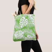 Tropischer Herbst, Sommerblattmuster Tasche (Von Nahem)