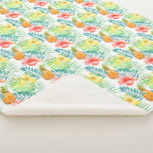 Tropischer Hibiskus Ananas Sherpadecke (3/4)