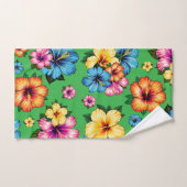 Tropischer Hibiskus Badhandtuch Set (Handtuch)