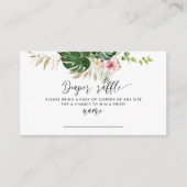 Tropischer Hibiskus Begleitkarte (Vorderseite)