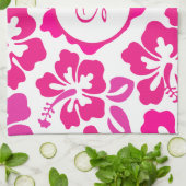 tropischer Hibiskus Blume hawaii Geschirrtuch (Gefaltet)