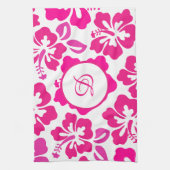 tropischer Hibiskus Blume hawaii Geschirrtuch (Vertikal)