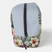 Tropischer Hibiskus Blume Medley Accessory Pouch Waschbeutel (Rechts)