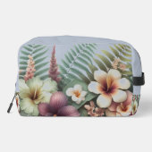 Tropischer Hibiskus Blume Medley Accessory Pouch Waschbeutel (Rückseite)
