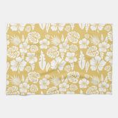 Tropischer Hibiskus Blume Muster Küchentücher (Horizontal)