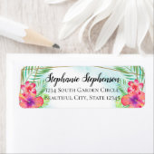 Tropischer Hibiskus Blume Wasserfarbenstrand Hochz (Insitu)