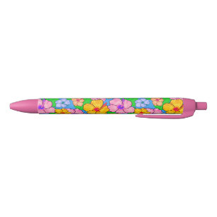Tropischer Hibiskus Blumenballpointstift Kugelschreiber