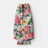 Tropischer Hibiskus Blumenmuster Flaschenkühler (Rückseite)