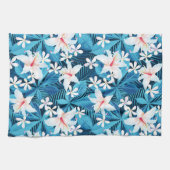 Tropischer Hibiskus Blumenmuster Handtuch (Horizontal)