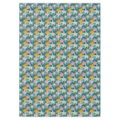 Tropischer Hibiskus Blumenmuster Tischdecke (Vorderseite)