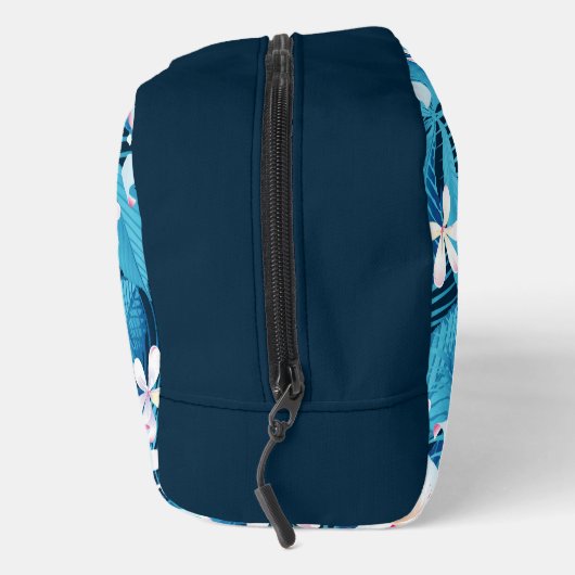 Tropischer Hibiskus Blumenmuster Waschbeutel (Rechts)