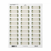 Tropischer Hibiskus Boho Blumenadresse (Vorne)