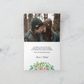 Tropischer Hibiskus | Dankeschön-Karte Dankeskarte (Innenseite)