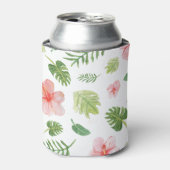 Tropischer Hibiskus Dosenkühler (Kanne Vorderseite)