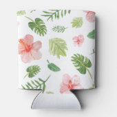 Tropischer Hibiskus Dosenkühler (Rückseite)