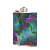 Tropischer Hibiskus Flachmann (Links)