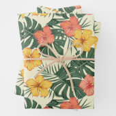 Tropischer Hibiskus Garden Geschenkpapier Set (Beispiel)