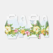 Tropischer Hibiskus Gelbe Flora Geschenkschachtel (Ungefaltet)