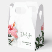 Tropischer Hibiskus Geschenkschachtel (Geöffnet)