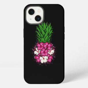 Tropischer Hibiskus Hawaiianische Ananas Aloha Haw iPhone 13 Hülle