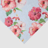 Tropischer Hibiskus-hawaiisches mit Seidenpapier (Ausschnitt)