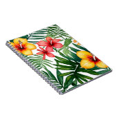 Tropischer Hibiskus-Jungle-Notebook Notizblock (Rechte Seite)