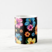 Tropischer Hibiskus Kaffeetasse (Mittel)