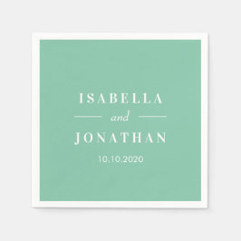 Tropischer Hibiskus | Kassische Münzhochzeit Maßge Serviette