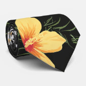 Tropischer Hibiskus Krawatte (Gerollt)
