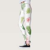 Tropischer Hibiskus Leggings (Links)