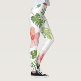 Tropischer Hibiskus Leggings