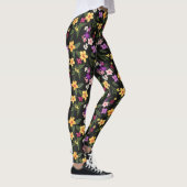 Tropischer Hibiskus Leggings (Rechts)